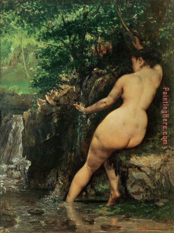 Gustave Courbet The Source or Bather at the Source